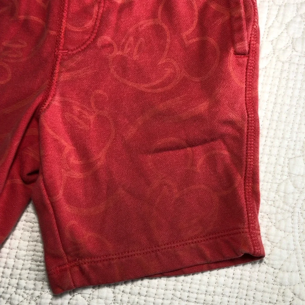 GAP Toddler Vibrant Red Micky Mouse Disney Shorts Size 3T